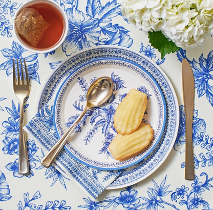 Coterie Bamboo Blue Toile Large Plates – Set of 4