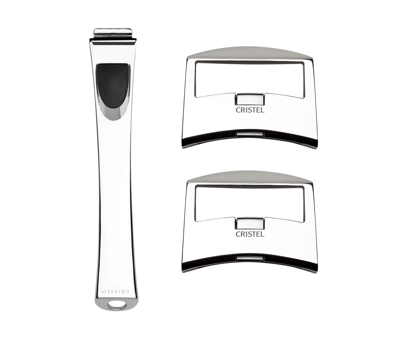 Cristel kitchen tool set on a white background