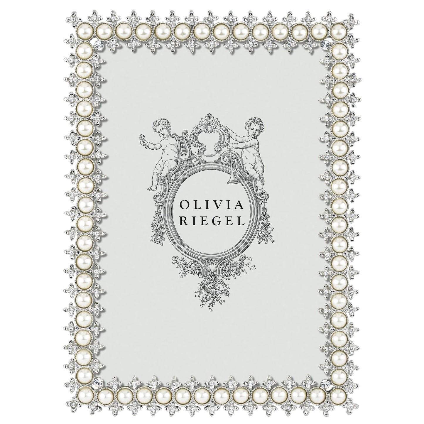 Crystal & Pearl Frame by Olivia Riegel