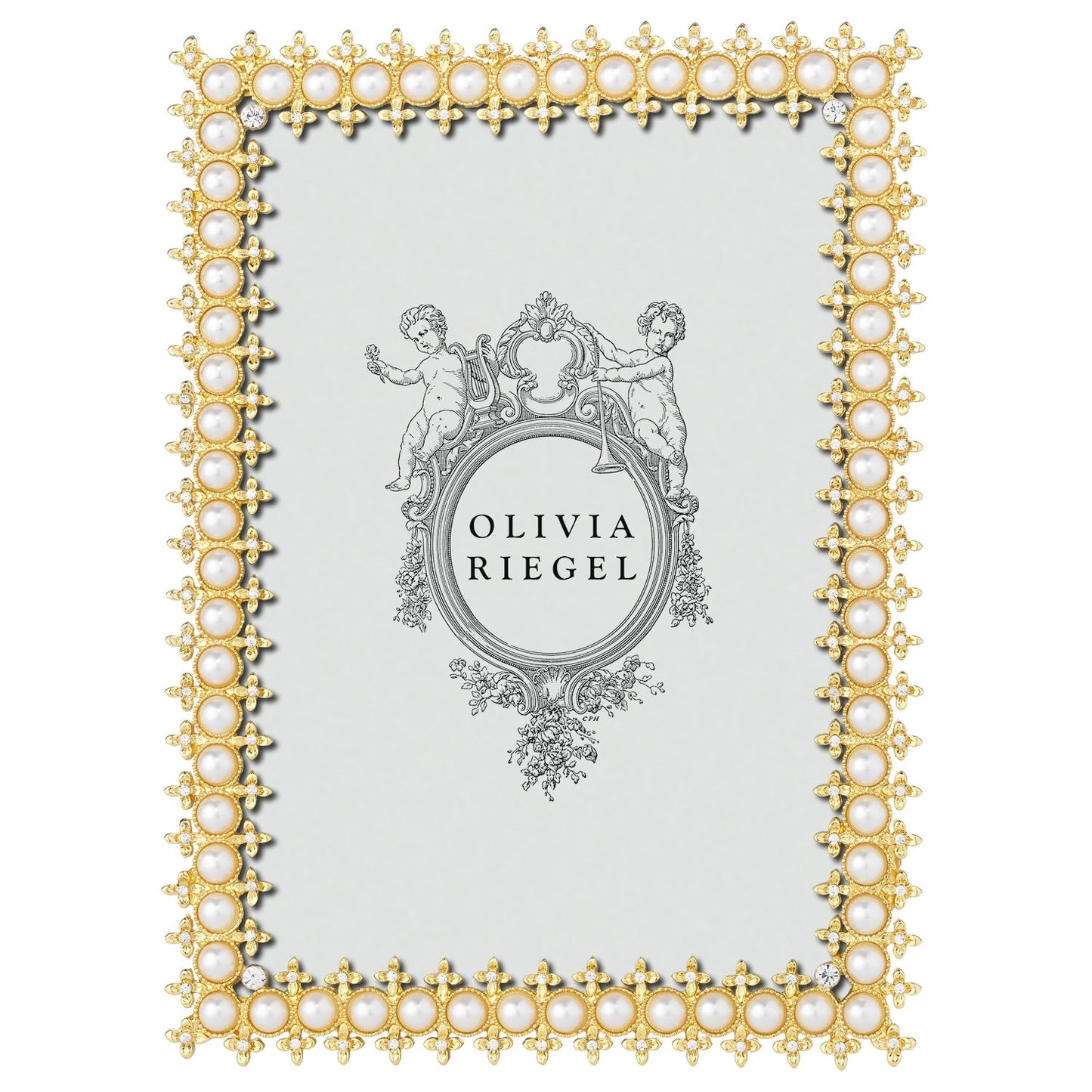 Crystal & Pearl Frame by Olivia Riegel