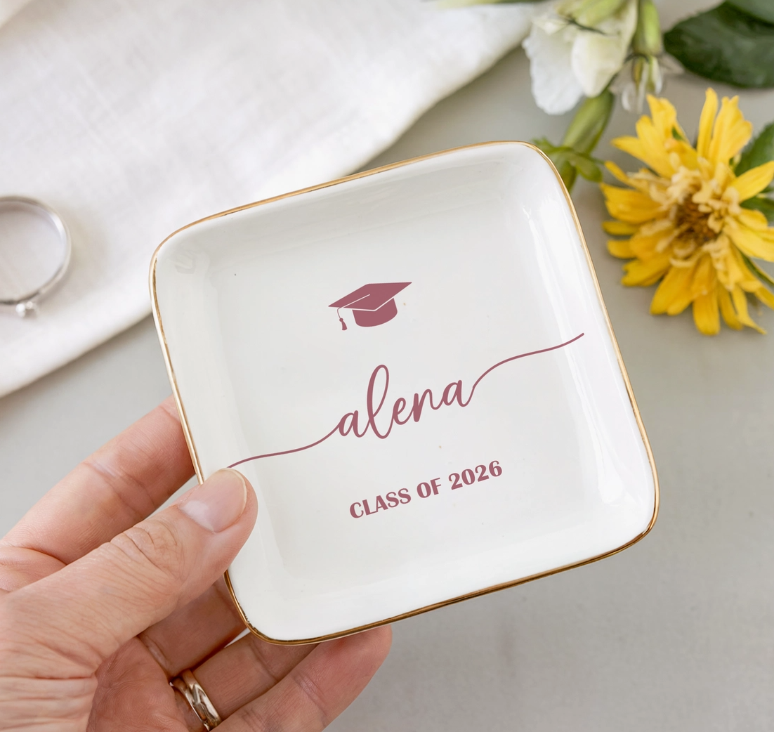 Custom Graduation Ring Dish