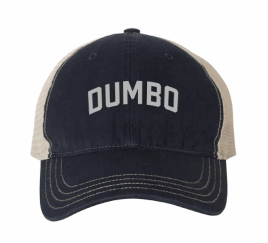 Dumbo Brooklyn Classic Sport Vintage Hat in Navy/Vanilla