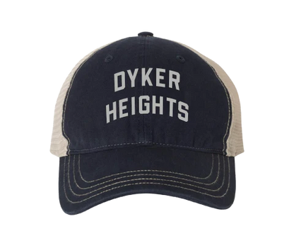 Dyker Heights Brooklyn Classic Sport Vintage Hat in Navy/Vanilla