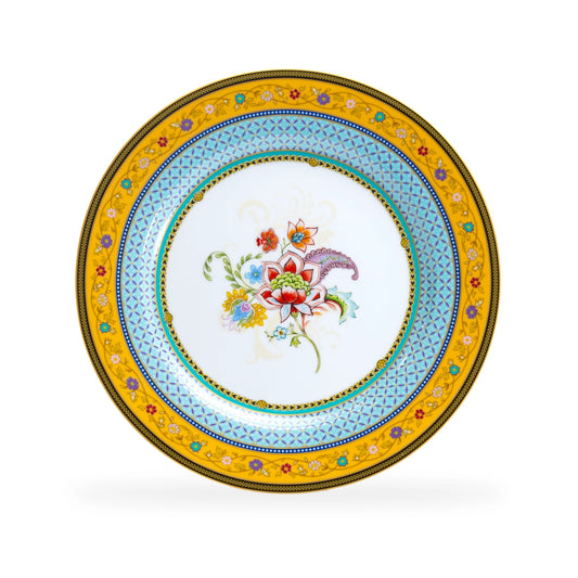 Emperor's Garden 10.5" Fine Porcelain Dinner Plate Set of 4