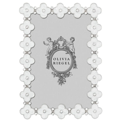 Enamel Clover Frame - 5" x 7"