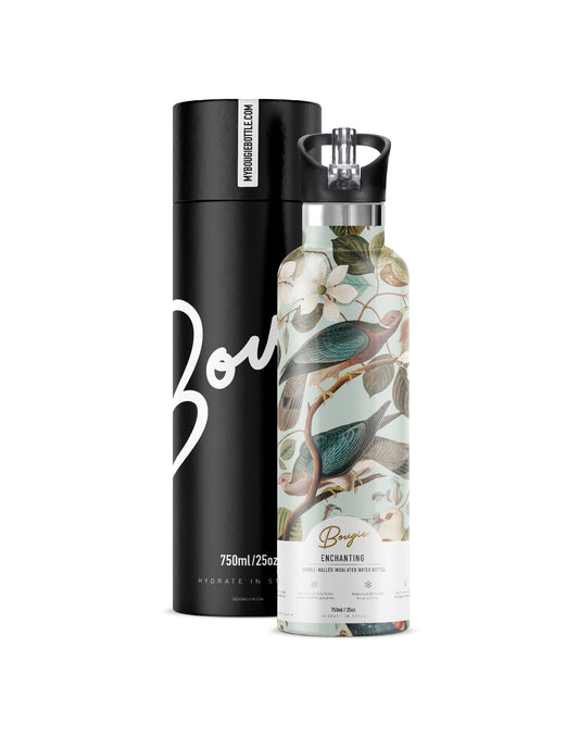 Enchanting | Birds 25 oz Insulated Water Bottle