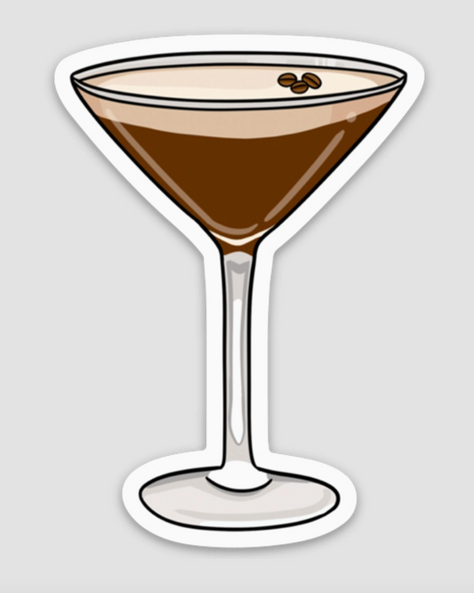 Espresso Martini Sticker Set of 6