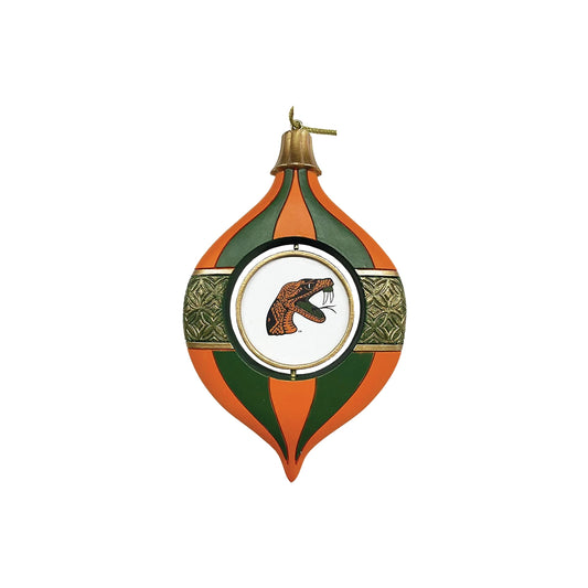 FAMU 5.5" Spinning Bulb Holiday Ornament