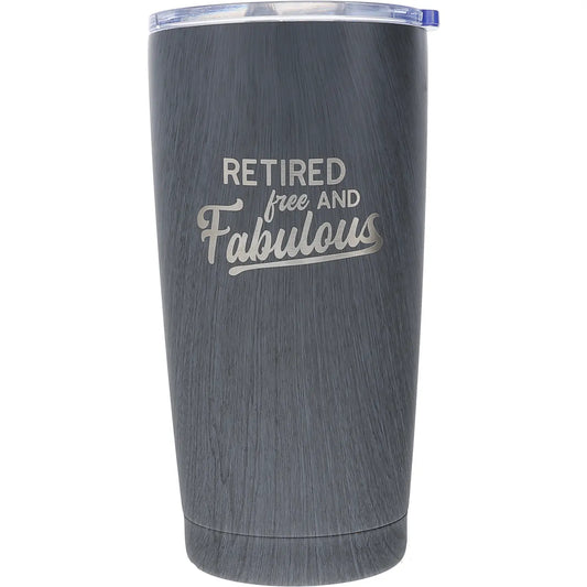 Fabulous - 20 oz Wood Finish Stainless Steel Travel Tumbler