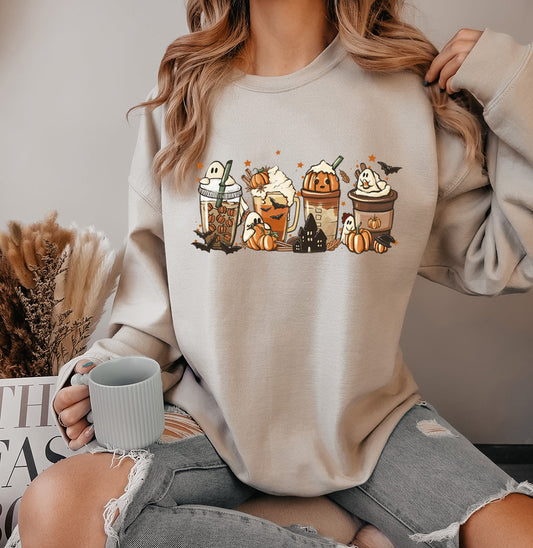 Fall Latte Halloween Shirt