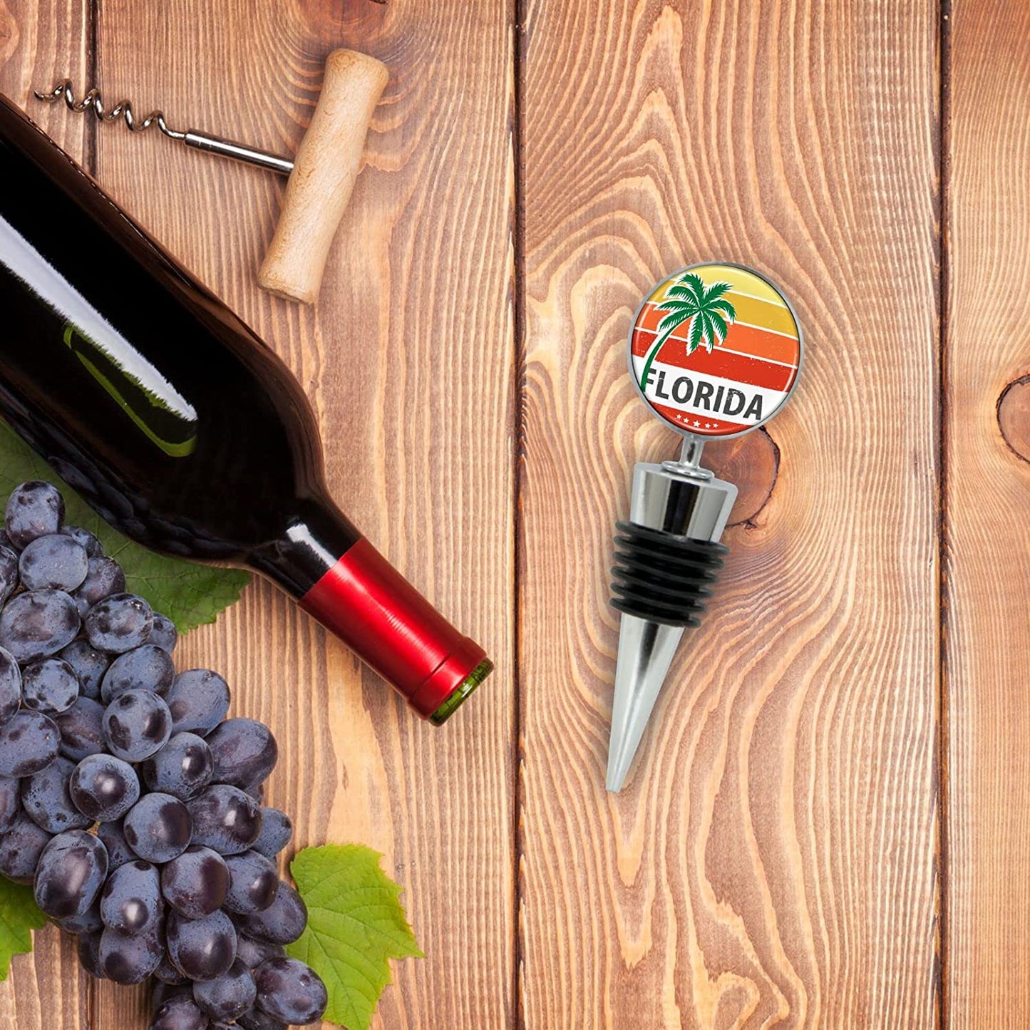 Florida Wine Bottle Stopper in Gift Box