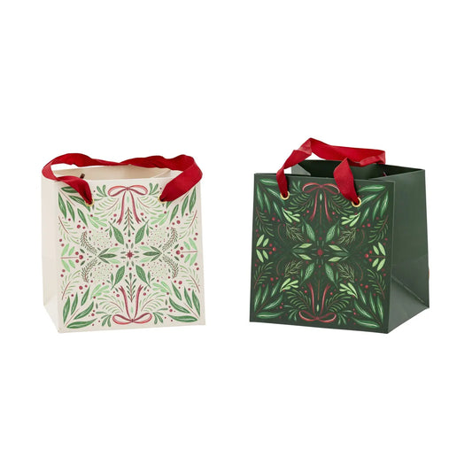 Folk Christmas Gift Bag Set of 6