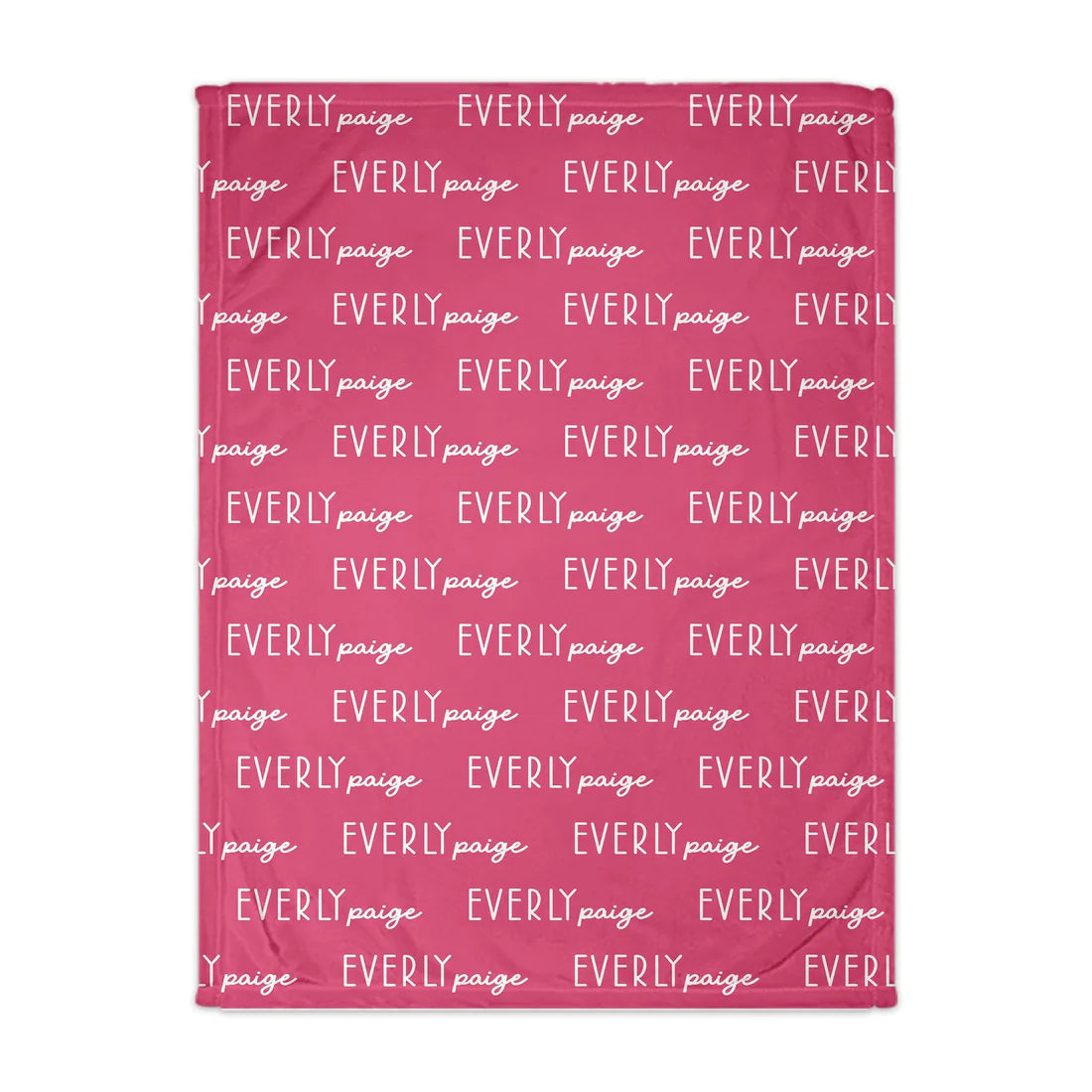 Font Duo Personalized Blanket