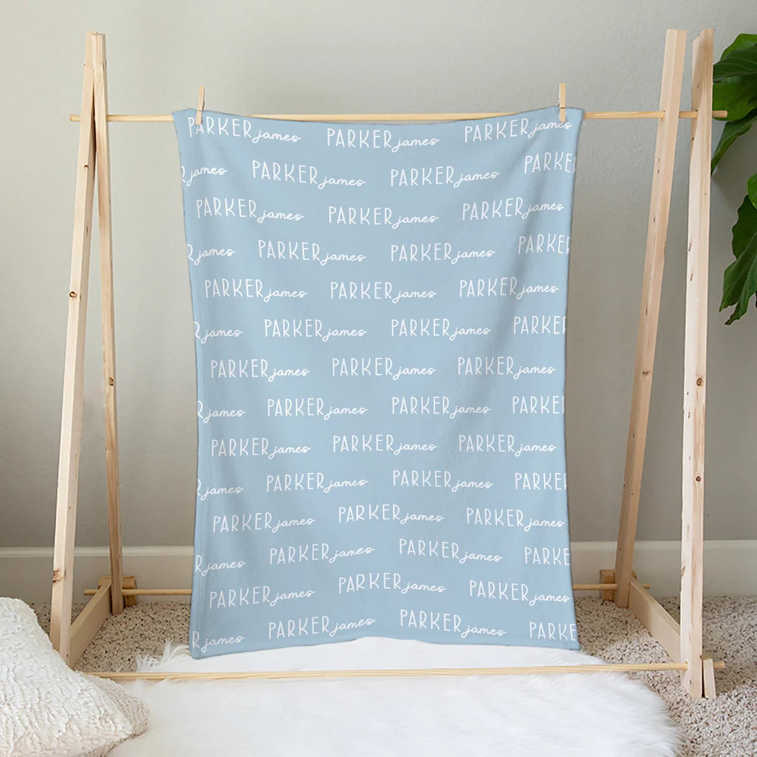 Font Duo Personalized Blanket