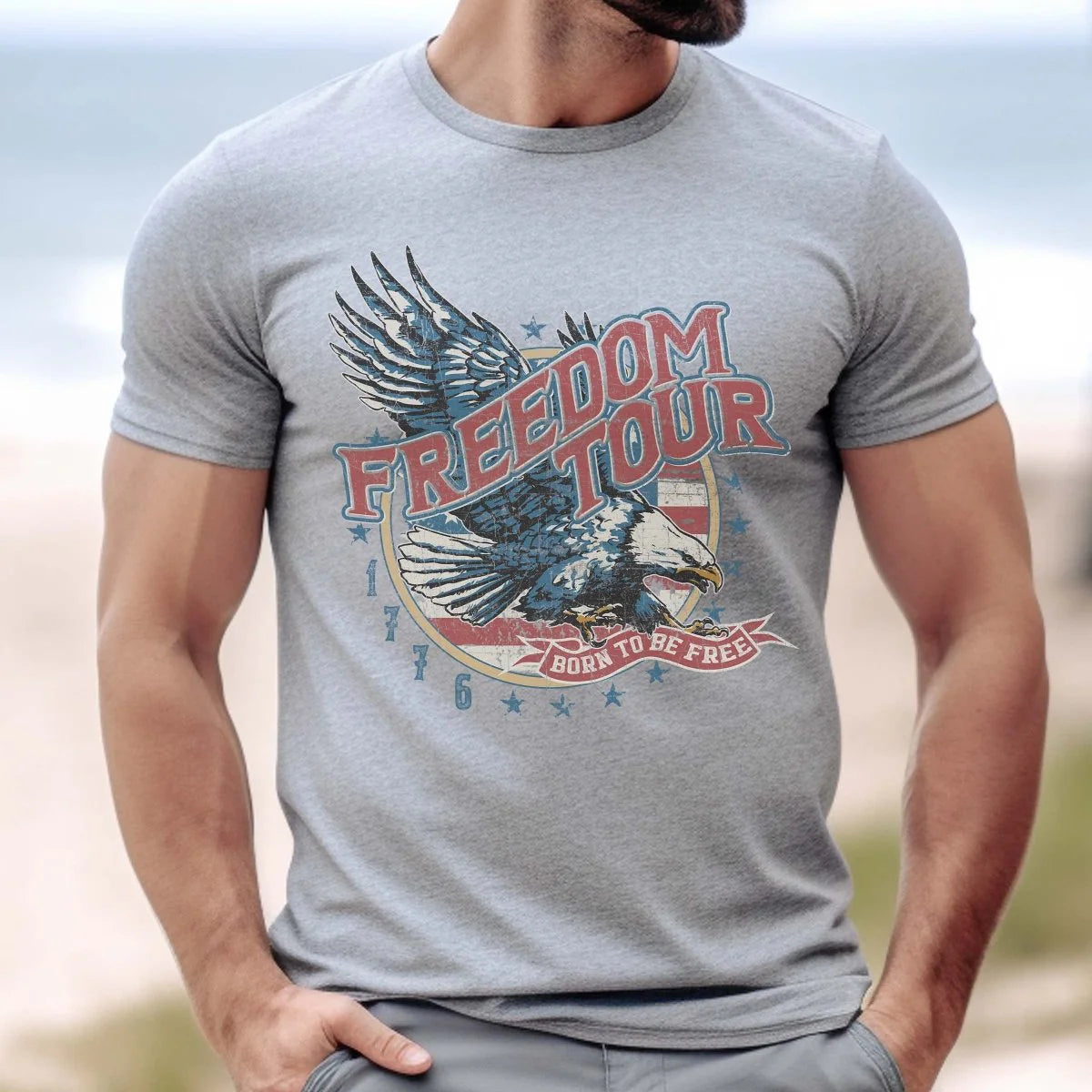 Freedom Tour Eagle Graphic T-Shirt