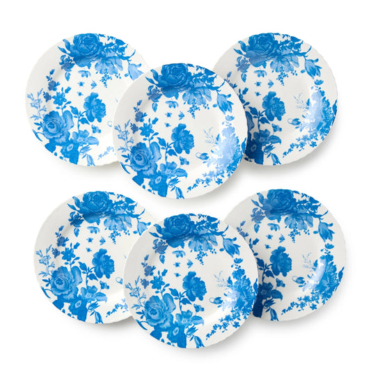 Gabrielle Blue Canape Plates 6" set 12