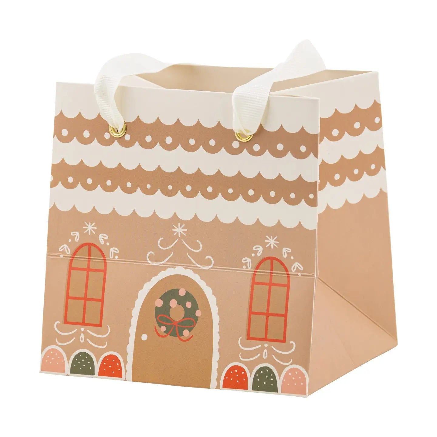 Gingerbread House Gift Bag Set of 6