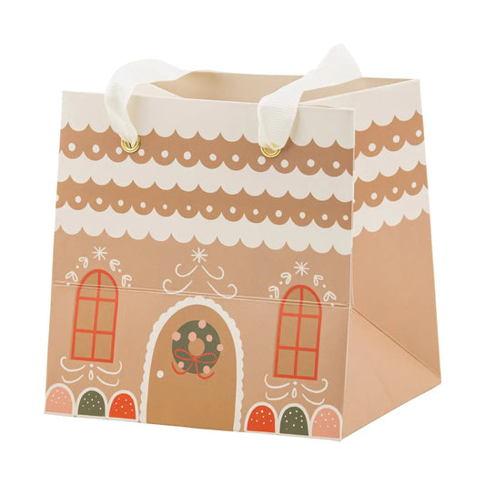 Gingerbread House Gift Bag Set of 6