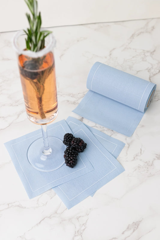 Glass Slipper Cocktail Napkin Roll