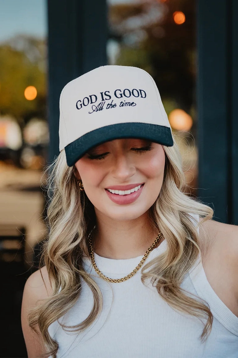 God Is Good All the Time Trucker Cap