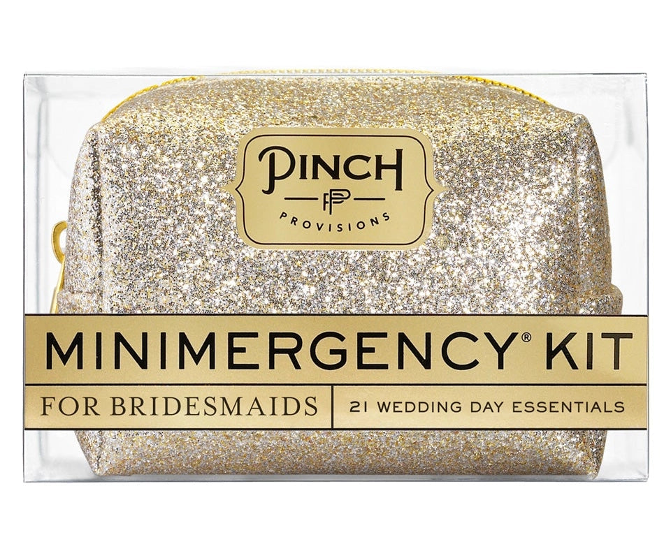 Glitter Minimergency Kit For Bridesmaids Set of 4