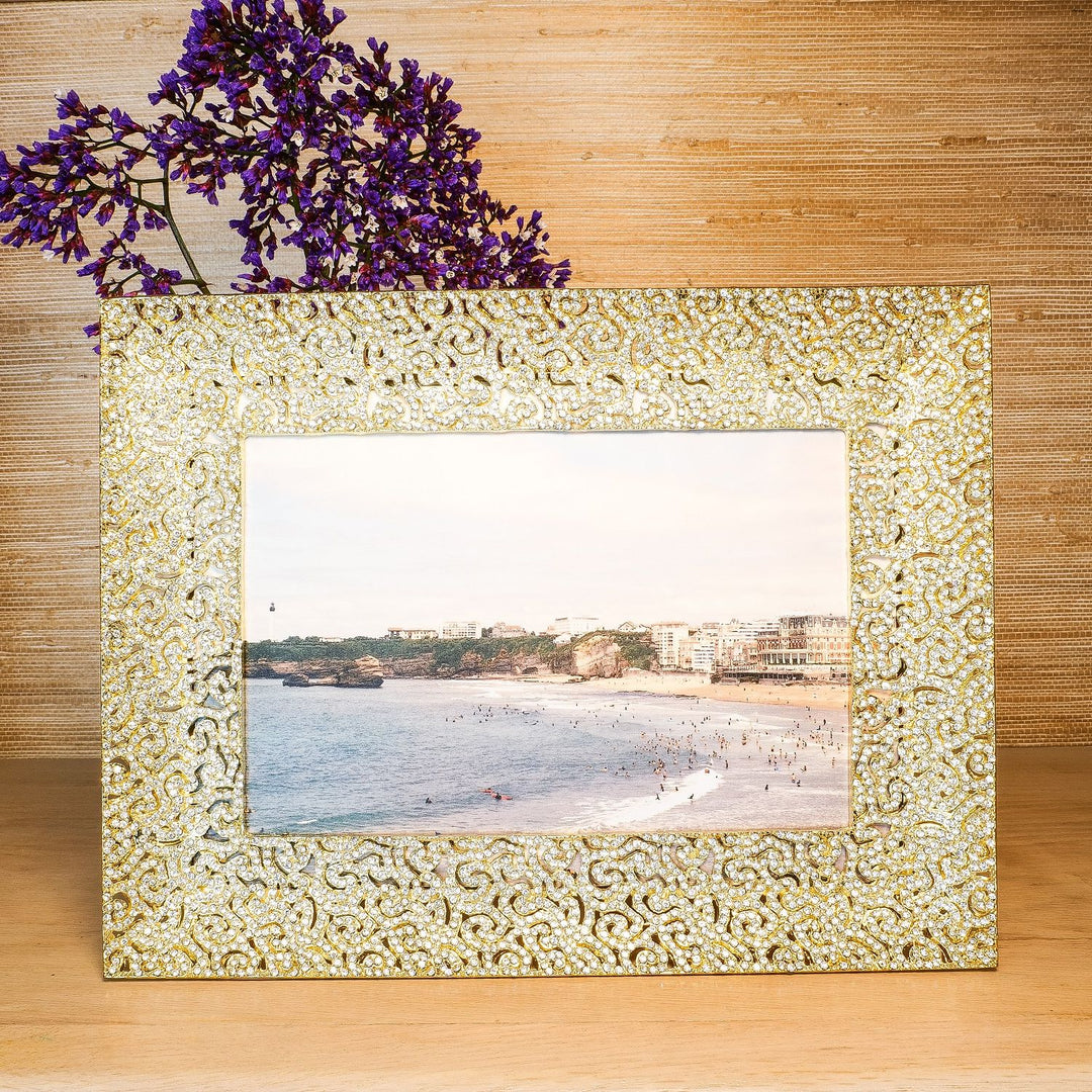 Gold Biarrtiz  5" x 7" Frame by Olivia Riegel