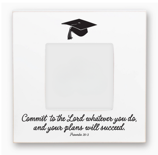 Graduation Commit To the Lord Whatever You Do Frame