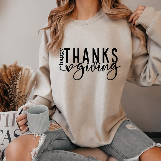 Happy Thanksgiving Shirt -2 Styles