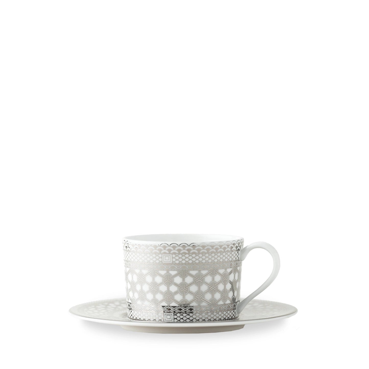 Hawthorne Ice Platinum Cup & Saucer