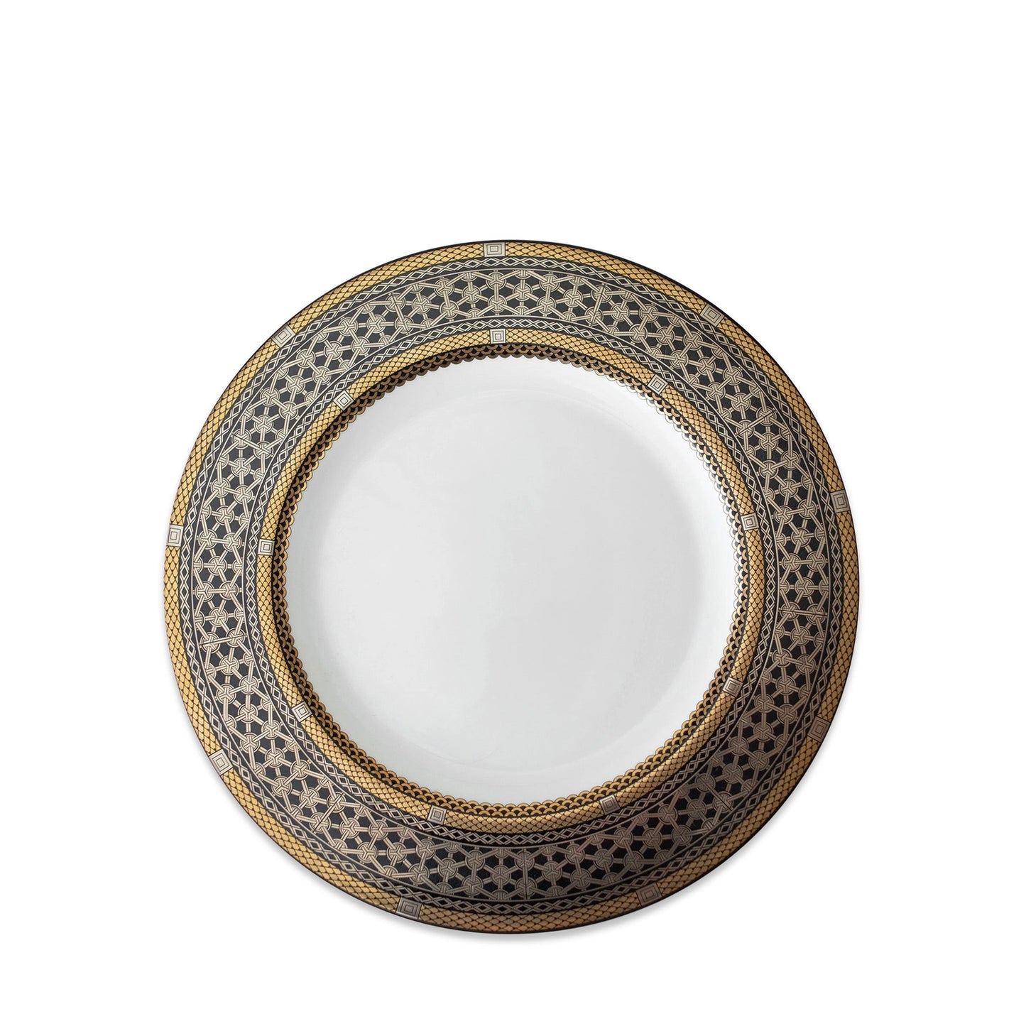 Hawthorne Onyx Gold & Platinum Salad Plate