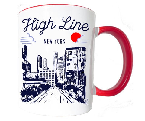 High Line New York Sketch Mug