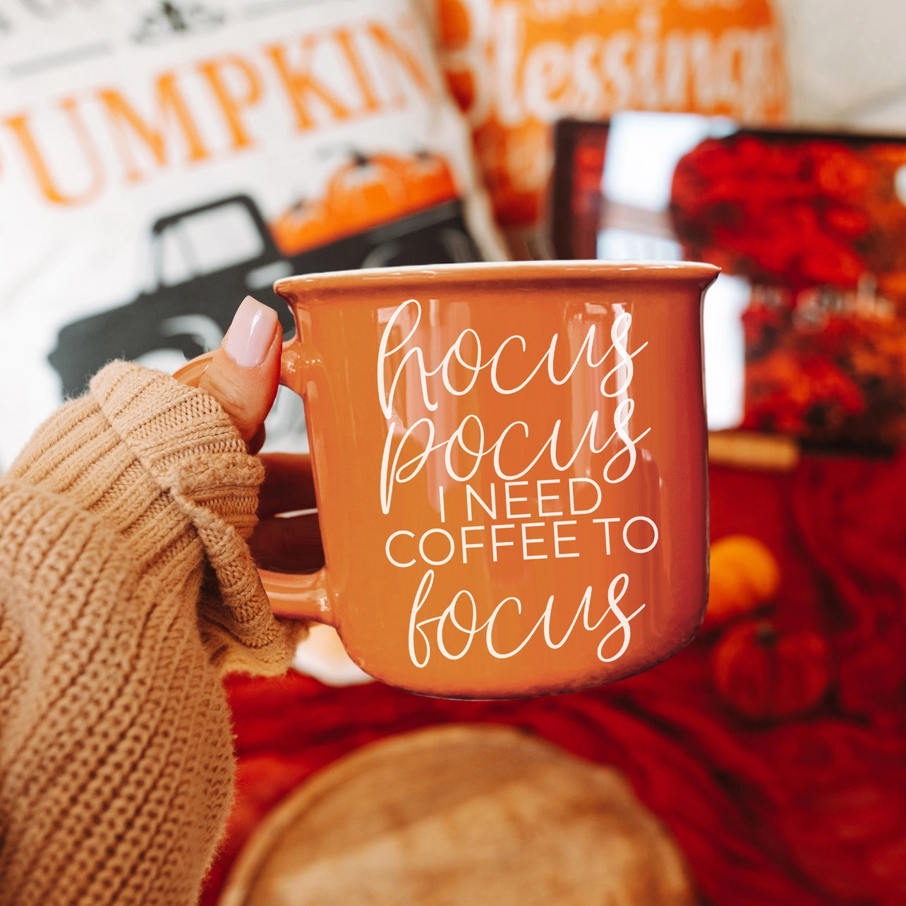 Hocus Pocus Orange Ceramic Mug