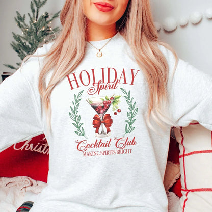 Holiday Spirit Cocktail Club Sweatshirt