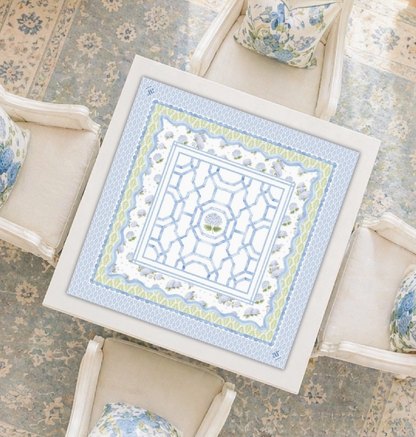 House of Hydrangea Mahjong Mat