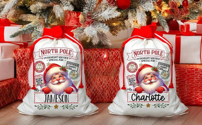 Personalized Jolly Santa Santa Sack