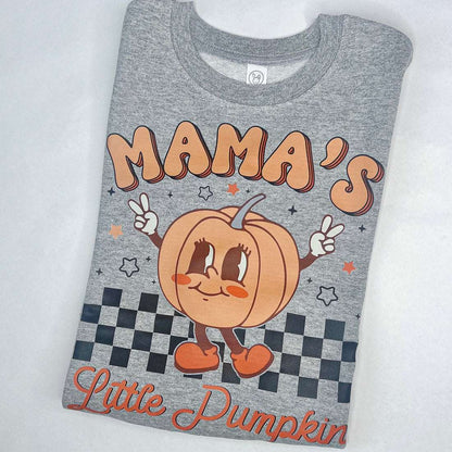 Kids Mama's Lil Pumpkin Fall Shirt (Tee or Sweatshirt)