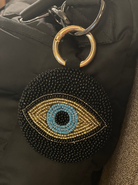 Evil Eye Beaded Key Chain