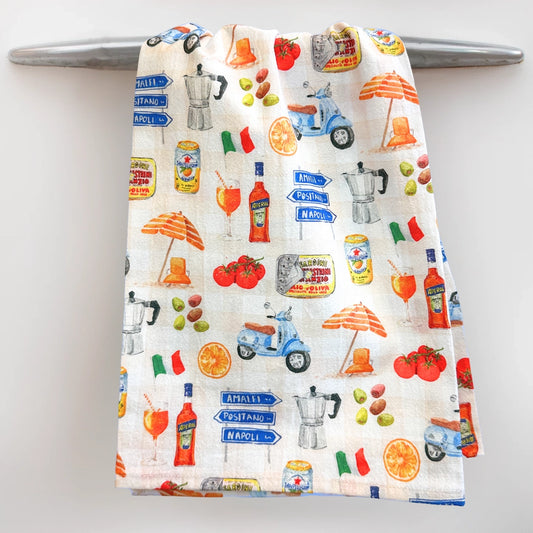 Italian Summer Tea Towel - NY Gift Boutique