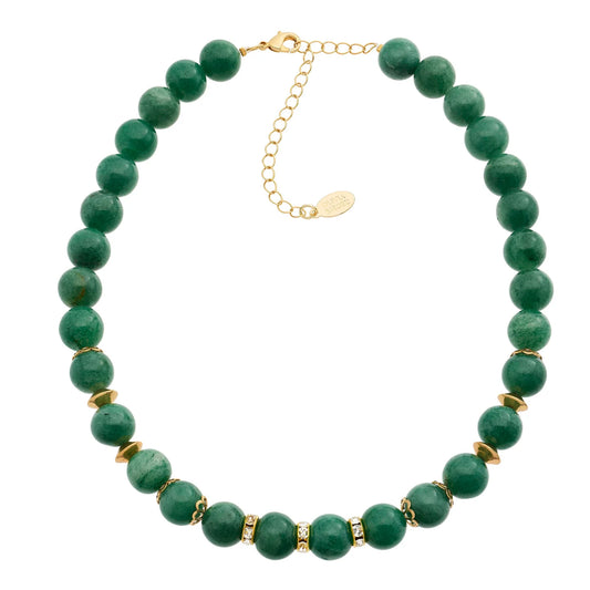 Green Aventurine Bead Necklace