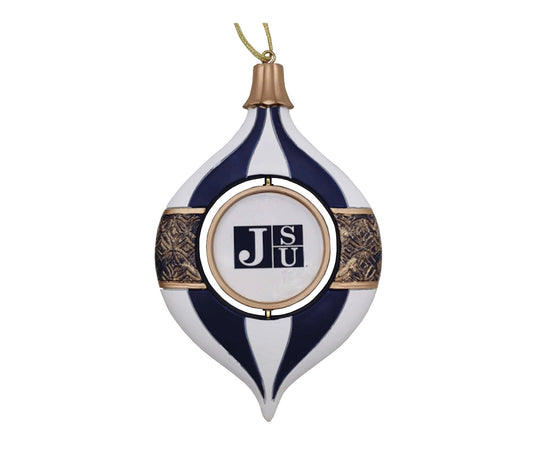 Jackson State 5.5" Spinning Bulb Holiday Ornament