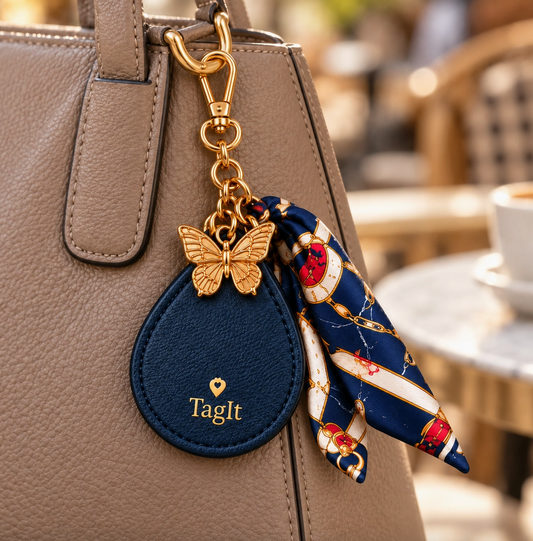 Keep Close AirTag Keychain – Scarf & Charm | 6 Colors