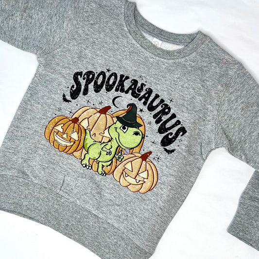 Kids Spookasaurous Halloween Shirt