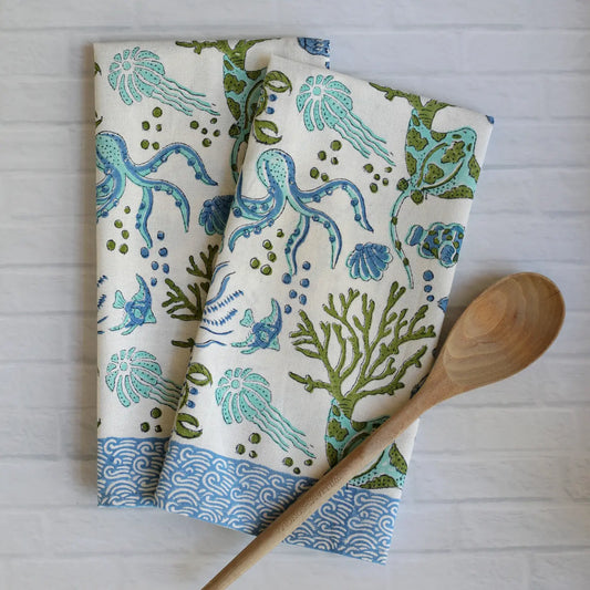 Kitchen Towel Sea Life, Set of 2