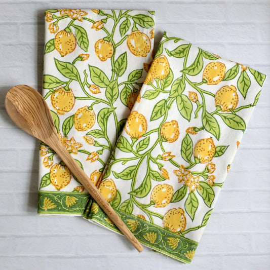 Kitchen Towel Lemons, Set of 2