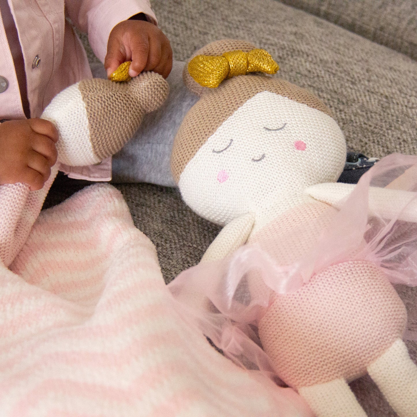 Knitted Plush Toy - Emma Ballerina