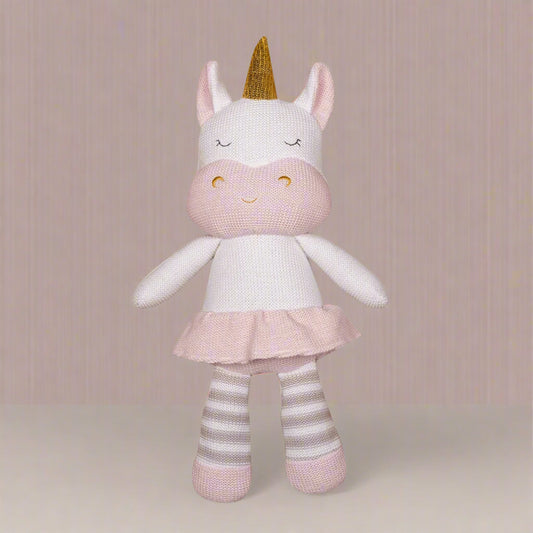 Knitted Toy - Kenzie Unicorn