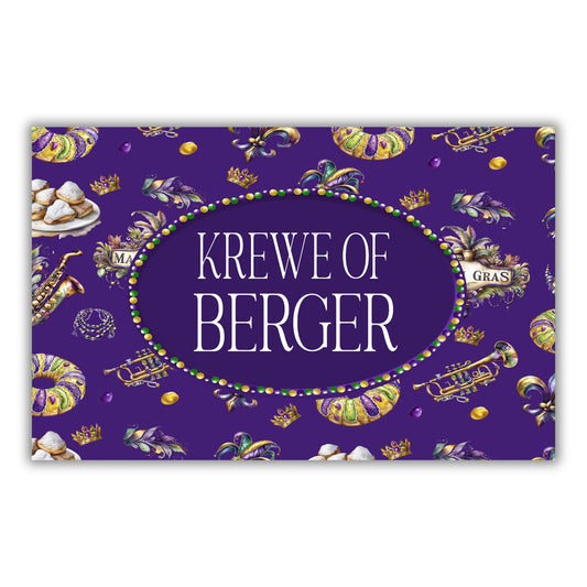 Mardi Gras Krewe Of Door Mat