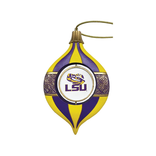 LSU U 5.5" Spinning Bulb Holiday Ornament