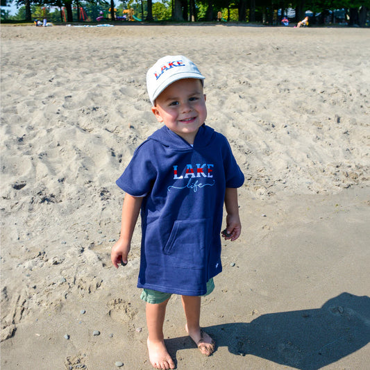 Lake Life - Hooded French Terry Cover Up (1T-3T)