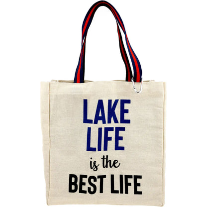 Lake Life is the Best Life- 100% Cotton Twill Gift Bag